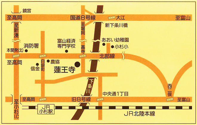 蓮王寺地図